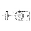 Front Caster Steel Rubber Front Caster Steel Rubber